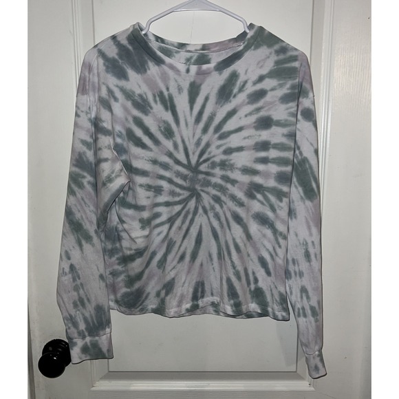 Grayson Threads Tops - Grayson threads black label long sleeved tie-dye T-shirt women's size medium